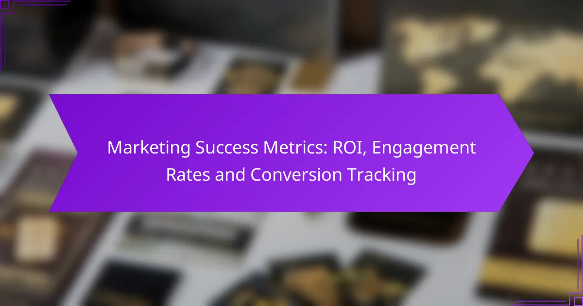 Marketing Success Metrics: ROI, Engagement Rates and Conversion Tracking